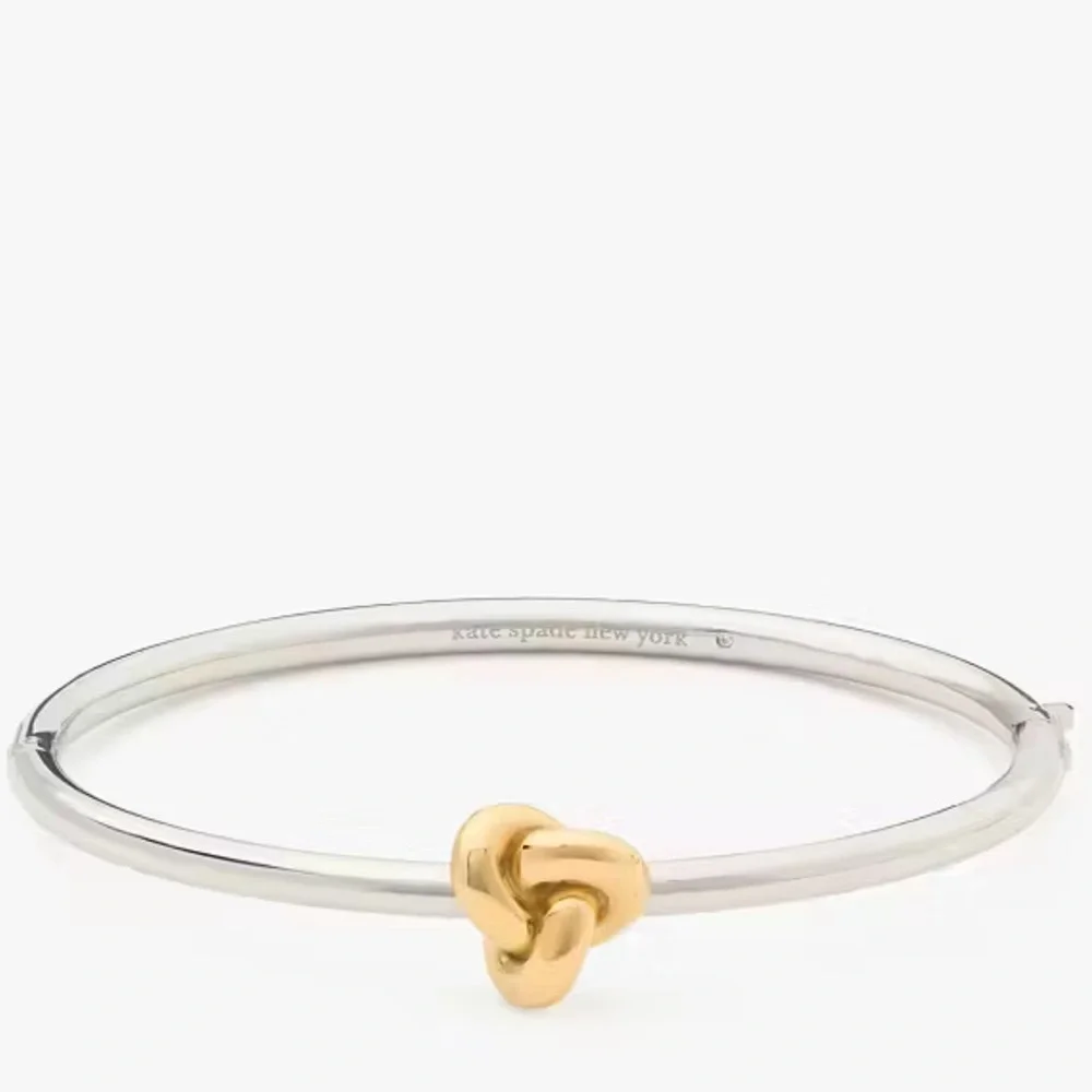 $78 Kate Spade Double Knot Hinged Bangle - Picture 9 of 10